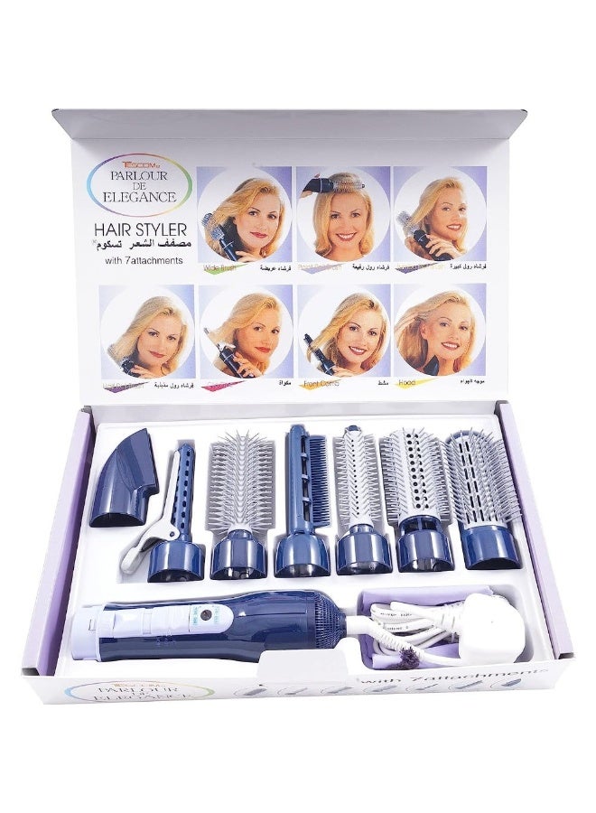 Tescom Japanese Hair Styling Set, 7 Pieces - Image 2